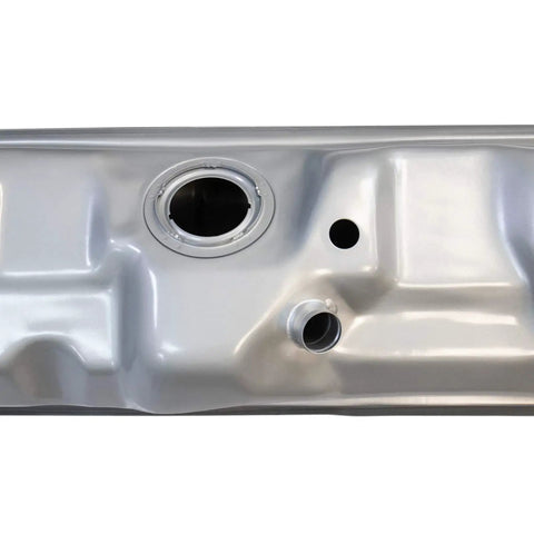 Front view of 16 Gallon Gas Fuel Tank for Ford F-Series Trucks and Motorhome Chassis Direct Fit Replacement for 1990s F-150 F-250 F-350 HD More.