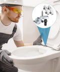 Installer using Toilet Seat Hinge Bolts Kit With Quick Release Top Hinge Fixings And Expanding Rubber Bolts 2 Pcs Replacement Parts