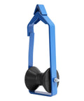 4 Pack Universal Cable Roller 3 Inch Diameter For Fiber Optic And Aerial Cables Workhorse Tool In Steel And Plastic Powder Coated Blue