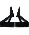 Foldable Lifting Bracket Set 80 Degree Sofa Spring Hinge For Storage Boxes, Sofa Beds, Cabinets And Toy Chests, Durable Black Hardware 1 Pair