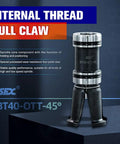 Precision Spindle Pull Claw With 90 Degree Pull Stud One Piece Design For Cnc Tool Changer grips with four-petal claw detail.