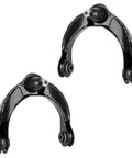 Front view of two-piece set Front Right And Left Upper Control Arm With Ball Joint Assembly For 2011 2015 Durango And 2011 2015 Grand Cherokee