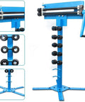 Heavy Duty Sheet Metal Bead Roller Machine With 6 Die Sets Rotary Beading Bender For 1.2 mm 18 Gauge Steel 457 mm Throat Depth Pro Grade Swaging And Burring Tool Built From 235 Steel And 45 Steel