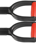 Grip Shovel Handle Replacement 2 Pack D Style Handles Easy Install For Garden Shovels Durable Comfort Fit Anti Deform Build Extends Tool Life And Boosts Leverage