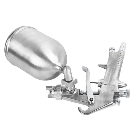 Premium High Atomizing Pneumatic Paint Sprayer with stainless cup for slick furniture refinishing and auto touch ups.