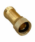 Heavy Duty Brass Swivel Extender Fitting For Three Quarter Inch Hose Connections 2.63 Inch Length Lead Free Corrosion Resistant Prevents Hose Kinks Flexible Reach In Tight Spaces Easy Install Durable Brass Connector brass hose extender