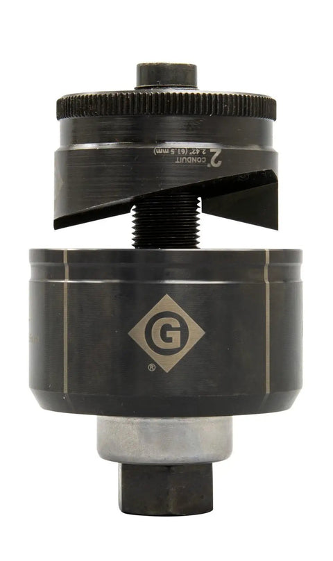 Slug Buster Knockout Set For Two Inch Conduit K2BB-2 Replacement For 7211BB-2 Includes Punch And Die With Knurled Grip