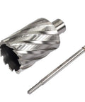 Premium HSS Annular Cutter With Weldon Shank Fits Magnetic Drills And Mill Machines delivers smooth piercing, 44mm diameter.