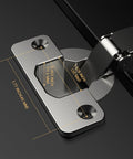 Soft Close Cabinet Hinges 20 Pack 95 Degree Half Overlay Frameless Euro Concealed 45mm Easy Mount Base 3D Adjustable hinge close-up
