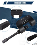 Heavy Duty Brake Anchor Pin Press For Commercial Semi Trucks, 10 Ton Capacity, showing C-frame and removable parts