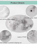 Front view of 28-pack plastic check valves; PVDF material with barbed plug-in fittings for liquids and gases