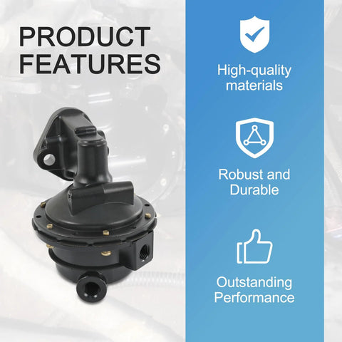 Mechanical Fuel Pump For Chevy V8s Direct Fit For 327 409 400 348 307 305 283 267 302 350 Engines One Inlet One Outlet