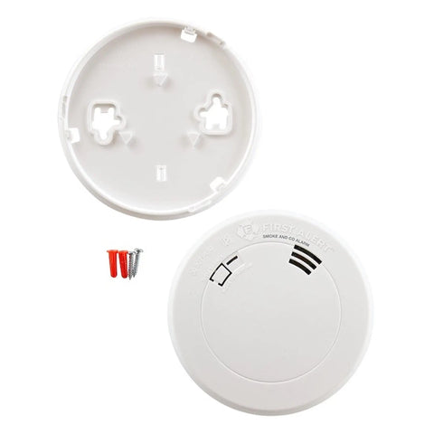 Combo Smoke And CO Alarm With 10 Year Battery And Voice Alerts, Location Alerts Show Where The Danger Is