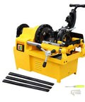 Heavy Duty Electric Pipe Threader Machine For Plumbing Pros Works Like A Charm Handles 1/2 To 2 Inch Pipes Smoothly with accessories.