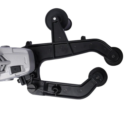Heavy Duty Stainless Steel Tube Belt Sander Polisher With Slick Pipe Sanding and Beast Mode Abrasive Grinding tool assembly detail.