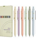 7 Pack Gel Pens 0.5mm Quick Dry Black Ink For Smooth Writing Retractable Ballpoint Pens Office And School Supplies