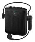 Bluetooth Voice Amplifier With Portable Speaker And Wireless Microphone For Teachers Tour Guides Public Speakers And Fitness Instructors 15W Mute Feature Gig Ready For Large Rooms WB002