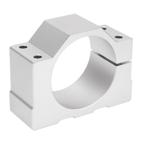 Precision 65Mm Spindle Clamp Motor Bracket For Cnc Router Machinery aluminum alloy clamp showing detailed design and mounting holes.