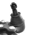 Close-up of ball joint assembly from 2 Piece Front Lower Control Arm Bushings With Ball Joint Assemblies Bolt On Direct Fit For 2005 To 2009 Chevrolet Equinox 2006 To 2009 Pontiac Torrent And Saturn Vue