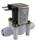 12V DC Water Solenoid Valve With Quick Connect Inlet One Quarter Inch Normally Closed Low Power Four Point Eight Watt For Home Plumbing