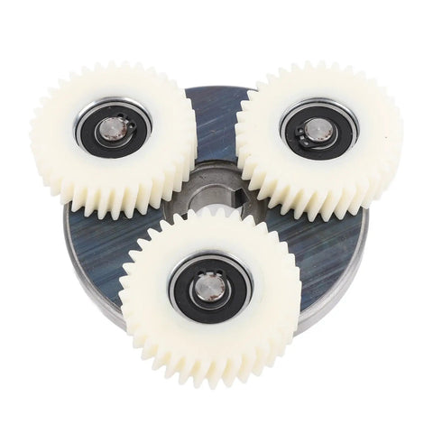 Planetary Gear Motor Gear Clutch Kit 3 Piece with Nylon 36T Gears and 88mm Clutch for 500 to 750W Electric Motors