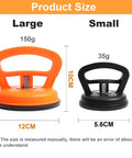 3 Pack Car Dent Puller Kit With 7 In 1 Suction Cup System For Dents On Cars Pro Grade Dent Removal Tool Set showing size guide