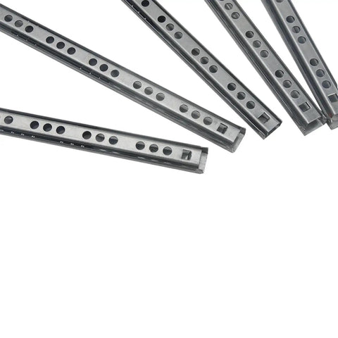 Fully Extendable Two-Section Drawer Slides With Steel Ball Bearings, Detachable Quick Release Latches, Tool-Free Install