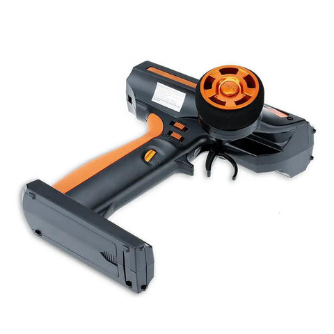 Flysky FS-GT3C RC Transmitter 2.4GHz 3CH LCD Remote Controller With FS-GR3E Receiver, ergonomic design, yellow accents