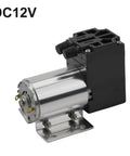 Tough As Nails DC 12V Vacuum Pump compact design with metal and plastic components for gas sampling applications.