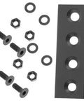 Barn Door Hardware Kit With Track And Connecting Brace For Sliding Gate System Metal Joint Plate And Smooth Rail Connector