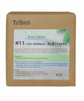 8Lb Non-Silica Glass Bead Sandblasting Media Reusable Abrasive For Rust Removal And Surface Finishing Wide Mesh Range shown in packaging