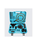 Front view of blue tool case with engine timing tool kit for DPS6 DCT (Fiesta/Focus 2012–2019)