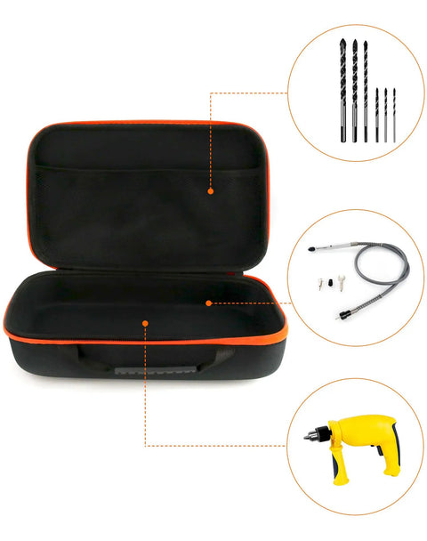 Heavy Duty Oxford Cloth Tool Case Replacement 2 Pack Water Resistant Gear Keeper With Inner Mesh Bag Organizer Keep Your Drill Kit Sweet And Snug For Shop Grind And Handy Work