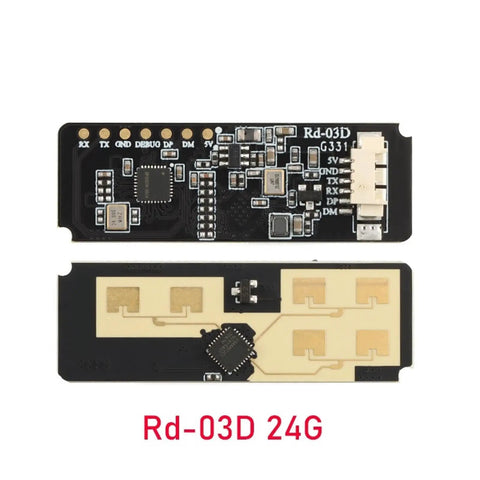 24G Multi Target Human Motion Localization And Tracking Radar Module With On Board PCB Antenna Real Time Sensing For Smart Systems And Robotics Apps Now, Rd-03D 24G board