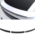 Sleek Rear Trunk Spoiler Tail Wing For Tesla Model Y Juniper 2025 2026 No Drill Install, detailed view of aerodynamic ABS material.