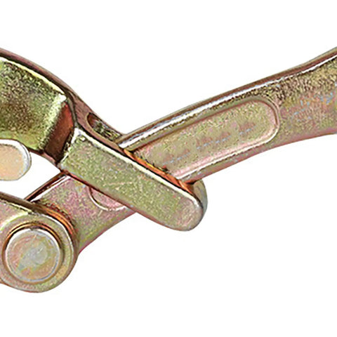 Heavy Duty Cable Grip And Steel Wire Puller Featuring Rock Solid Carbon Steel Jaw For Absolute Cable Tensioner Control and Multifunctional Rope Tightening Tool, detailed view of grip jaws.