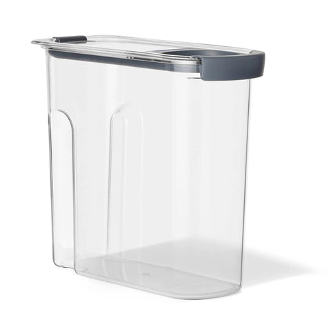 Clear 32oz Cereal Storage Container with Airtight Seal, Shatterproof Tritan, BPA Free, Dishwasher Safe, One Hand Pour Cap