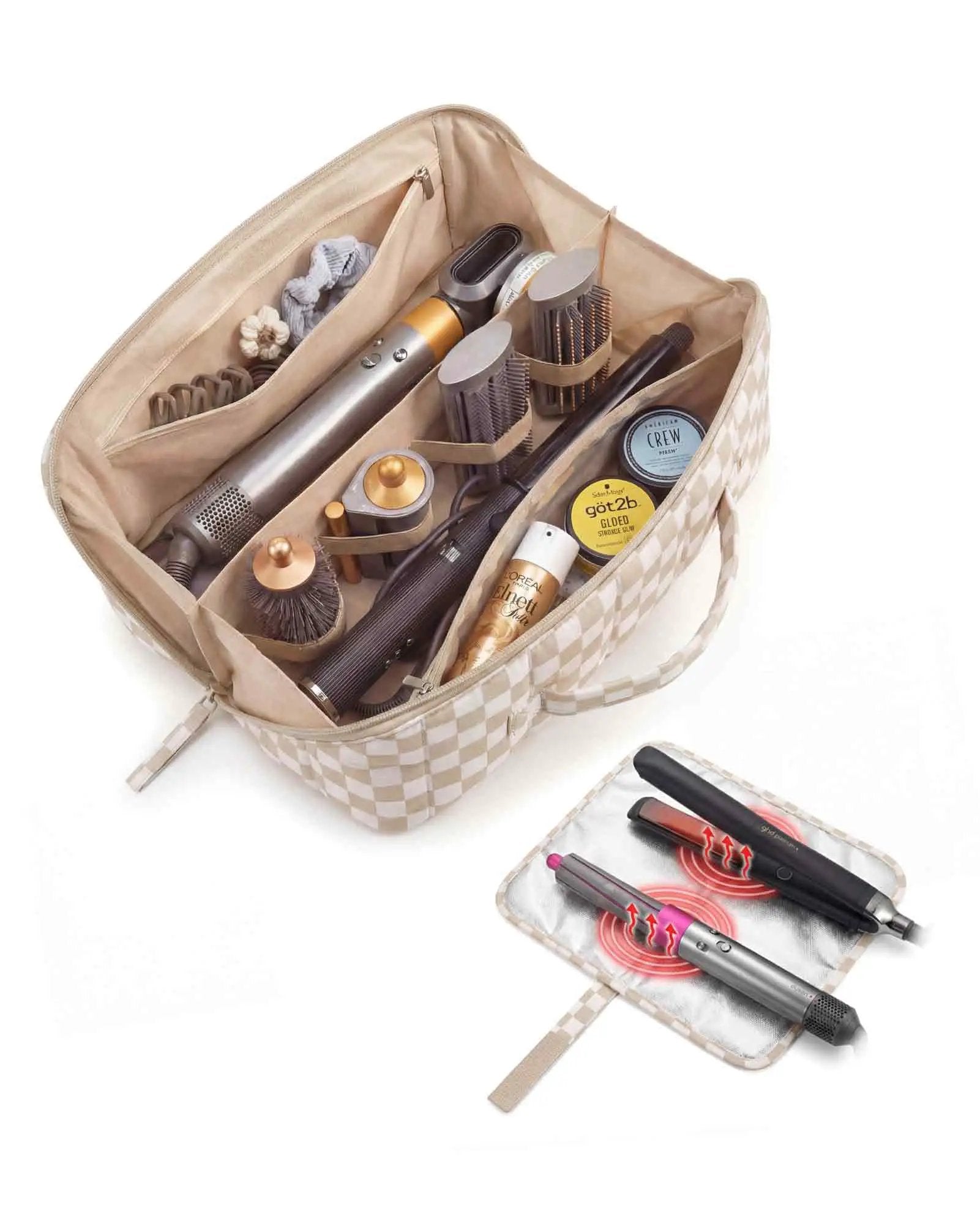 Hair Tool Organizer Travel Case For Dyson ✓