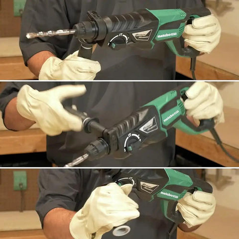 Hard Hitting Rotary Hammer Drill With SDS Plus, 1-Inch Chuck, 7.5 Amp Power For Fast Drilling, Chipping And Hammer Drilling In Concrete, Model DH26PF, The Go-To Tool For Masonry Jobs