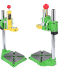 Alloy Steel Drill Press Stand Built To Last With 60mm Travel Depth Adjustment For 38 To 43mm Power Drills Rotatable Design