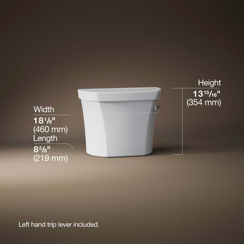 Powerful Class Five Toilet With Bulk Waste Flush for Boss Level Clearing Power, size dimensions, side view, in white