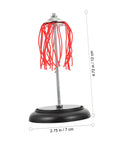 Electric Plume Physics Teaching Kit For Electrostatics Learning Two Pack Hands On Classroom Experiments with red filament strands.