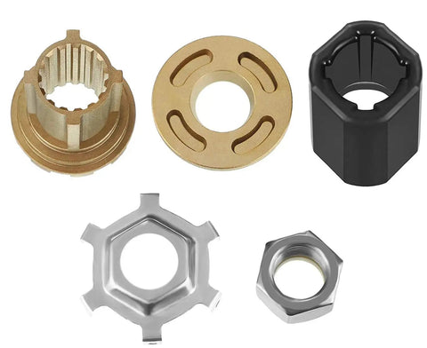 Hub Kit For 60 To 300 HP Outboard With 15 Spline Fits Verado MerCruiser Alpha Bravo One Sterndrives components display