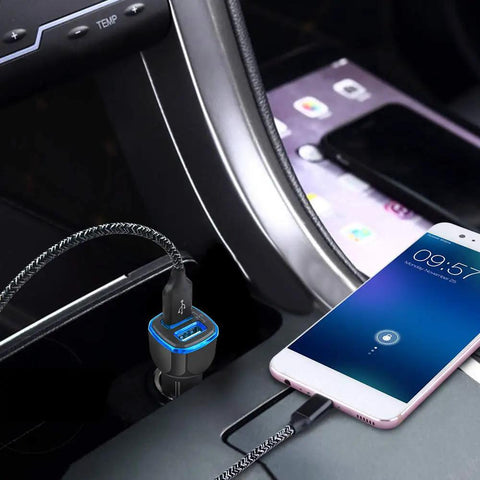 Heavy Duty Type C Fast Car Charger With Included Cable For Samsung And Android Devices Quick Cigarette Lighter Adapter Plug charging in car