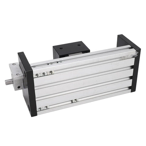 Precision Linear Motion Guide Actuator With Hand Wheel For CNC X Y Z Axes, 100mm Stroke aluminum alloy linear stage for machining.