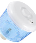Sky-blue Lightweight 8L Plastic Water Jug With Large Capacity Reusable Dispenser For Home Office Gym And Outdoor Events Transparent