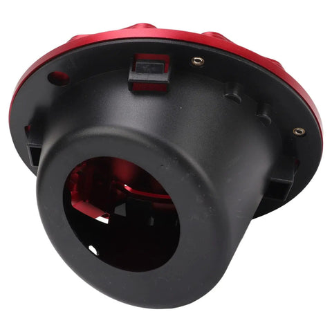 Red Fuel Filler Door Cover Replacement For JK Sahara 2007 2018 Fits Like OEM Tight Seal Easy Install Durable Gas Door For Wrangler Gas Cap Filler Panel