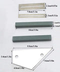 Guitar Luthier Tool Kit with grinding stones, fret rocker, fingerboard guards for precise fret work setup and maintenance.