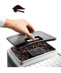 Fully Automatic One Touch Coffee Maker Bean To Cup Espresso Machine For Home Office, hand opening bean storage lid.