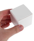 White Square Cardboard Boxes Set Of 10 Easy Assembly Packaging Boxes For Essential Oils Coffee Cups Candles And Gifts Giftable
